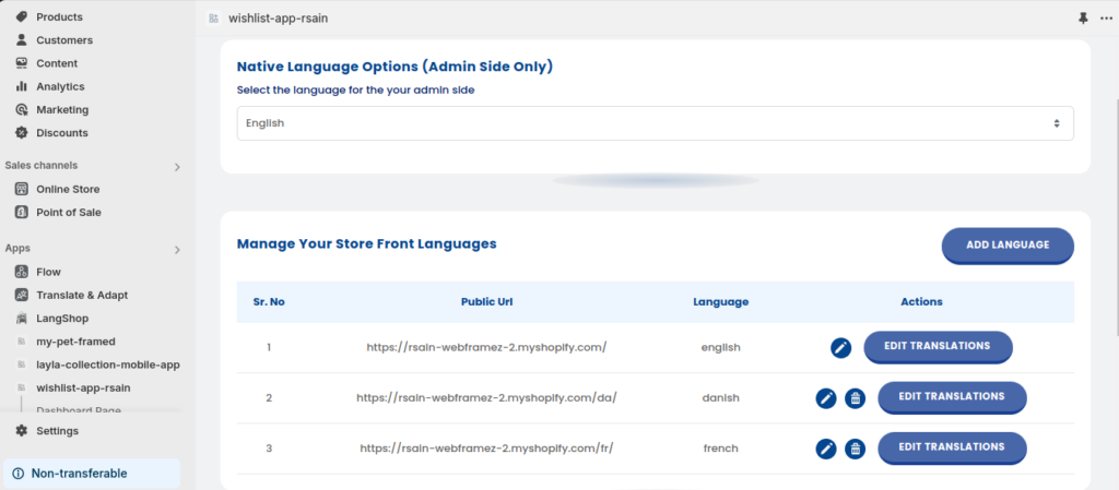 Language supporter